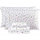 Silver Grey Cheetah Print Twin Sheet Set 4-Piece 1