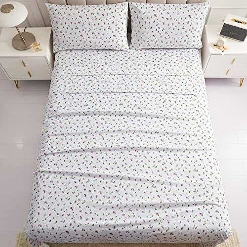 Silver Grey Cheetah Print Twin Sheet Set 4-Piece 1