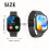 Full Touch Screen Smart Watch: Make & Answer Calls, Message Alerts, Unisex Design for Android & compatible with iPhone 3