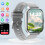Full Touch Screen Smart Watch: Make & Answer Calls, Message Alerts, Unisex Design for Android & compatible with iPhone 8