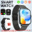 Full Touch Screen Smart Watch: Make & Answer Calls, Message Alerts, Unisex Design for Android & compatible with iPhone 2