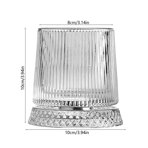 Crystal Whiskey Glass with Soft-Rotation Base 1 pc 1