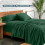 Σετ Σεντόνια Twin XL Forest Green 4 τεμαχίων Deep Pocket 5