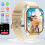 Full Touch Screen Smart Watch: Make & Answer Calls, Message Alerts, Unisex Design for Android & compatible with iPhone 6
