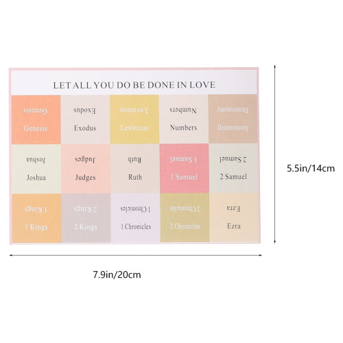 5 Sheets Bible Study Accessories Tabs for Label Sticker Miss 1