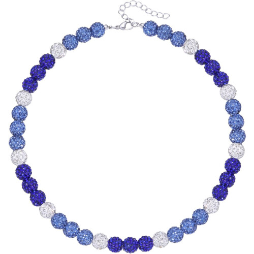 Baseball-Strass-Halskette, Ice Collection, 1 Stück 2