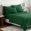Σετ Σεντόνια Twin XL Forest Green 4 τεμαχίων Deep Pocket 2