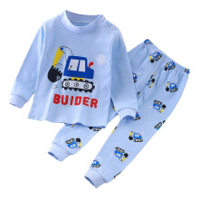Conjuntos para niñas: suéter ligero de manga larga con estampado de dibujos animados y pantalones suaves. Conjunto cómodo para estar en casa o en