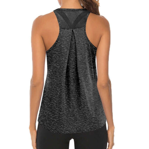 Μπλούζες Tankini για Γυναίκες Σαββατοκύριακου Activewear, Μπλούζες Γυμναστικής με Mesh 2