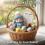 Mini-Hasen-Plüschtier mit inspirierender Karte – Ostergeschenk 2