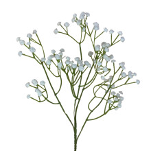 Artificial Gypsophila Bouquet White Silk 1 Piece