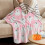 Couverture polaire rose d'Halloween, douce et moelleuse, 50x60 5
