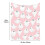 Couverture polaire rose d'Halloween, douce et moelleuse, 50x60 3