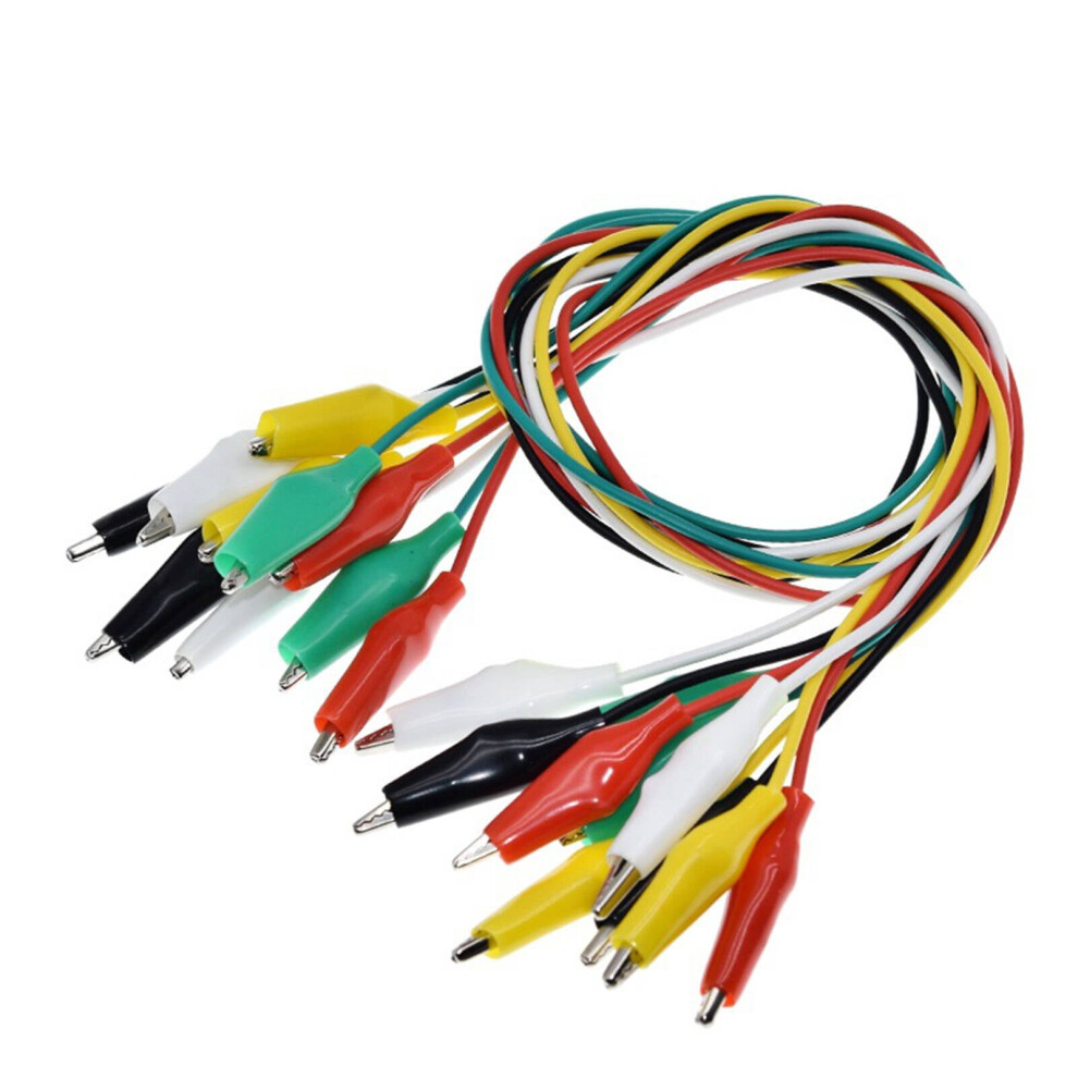 Alligator Clips,Alligator Clip Wires Alligator Clips Electrical,Secure Connection Electrical Testing Alligator Clips With Wires 9085618809925