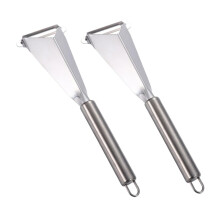 2pcs Stainless Steel Fruit Carving Knife Set with Ergonomic Grip for Precision Fruit and Vegetable Cutting