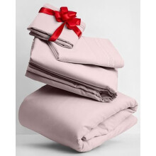Twin XL Bettwäsche-Set – 3-teilige Iconic Collection, Hotel-Luxus, kühlend und weich, knitter-, farb- und fleckenbeständig (Rosé), kompatibel