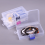 5pcs Transparent Lockable Empty Box, Rectangular Plastic Storage Box, PP Packaging Parts Box, Stationery Storage Box With Lid 5