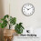 Horloge murale silencieuse à piles de 12 pouces 4
