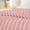 Fleece Throw Blanket Soft Warm Double Layer 28x40 Inch Pink 8