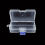 5pcs Transparent Lockable Empty Box, Rectangular Plastic Storage Box, PP Packaging Parts Box, Stationery Storage Box With Lid 4