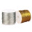 Golden cloth gift wrapping rope decorative practical 2 rolls 6