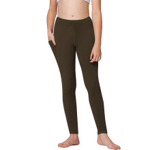 Mikilon Bequeme Leggings für Mädchen von 2-12 Jahren, einfarbig, Sommer, lange Leggings