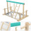 Solid Wood Parrot Play Stand Pet Bird Stand Bird Perch Frame Sandy Stick Size 1