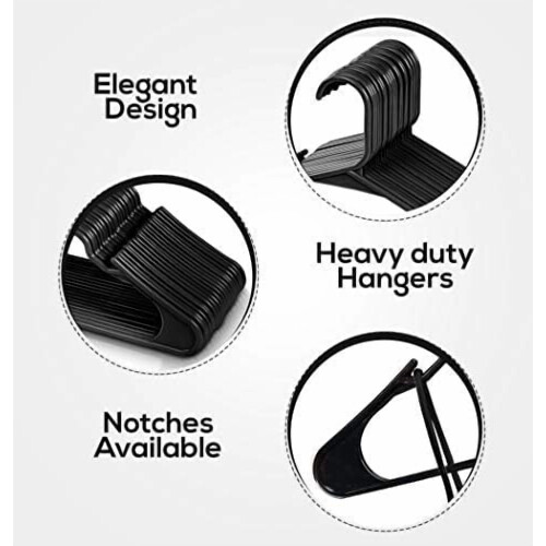 Cintres en plastique, lot de 100 1