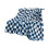 Checkered Flannel Blanket 100 x 70 cm Navy 1