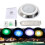 Υποβρύχιο φως πισίνας LED DENEST RGB, 7 χρωμάτων, αδιάβροχο με τηλεχειριστήριο από 3