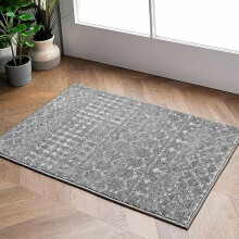 3x5Moroccan Blythe Area Rug, Dark Grey, Faded Bohemian Design, Stain Resistant – Compatible with Bedroom, Dining Room, Living Room, Hallway,