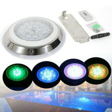 Υποβρύχιο φως πισίνας LED DENEST RGB, 7 χρωμάτων, αδιάβροχο με τηλεχειριστήριο από