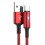 Cábla Braidithe Aistrithe Sonraí Muirearaithe Thapa 5A Micrea USB Cineál-C le haghaidh Android 7