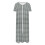 Women's plaid flannel robe with pockets, S-2XL 4
