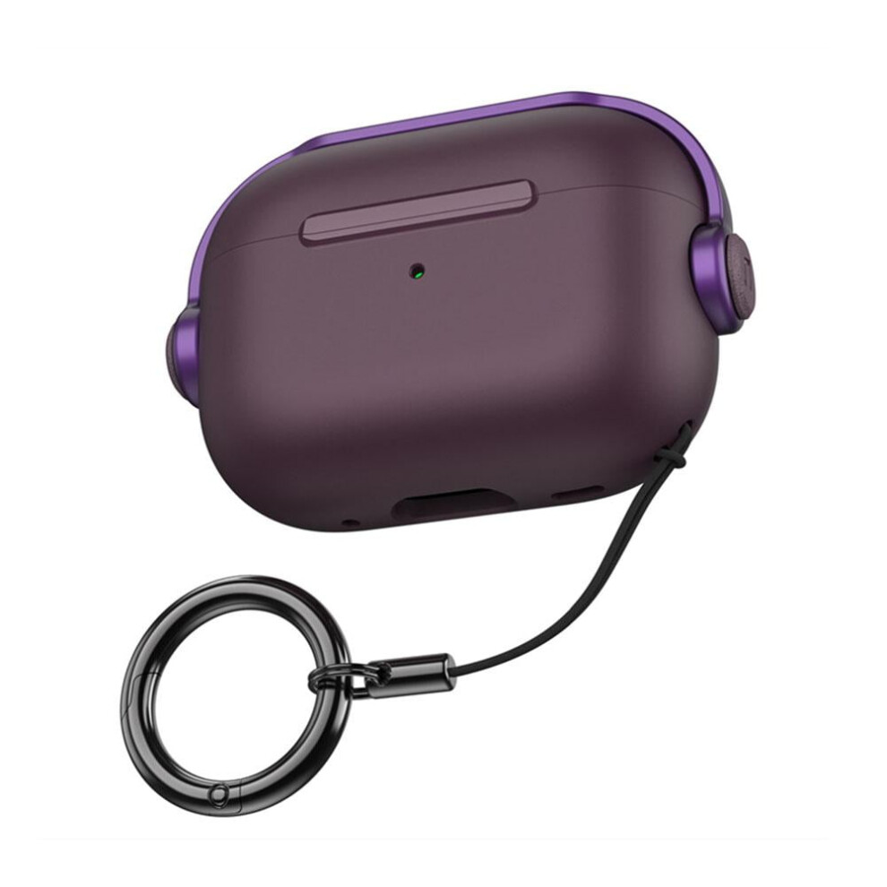 For Compatible With Airpods 4 Case Tpu Protect Cover Skin Charger Cases (Purple) Purple 9558633722598