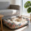 Large Rectangular Pet Bed with Arctic Velvet Lining, 50x40cm 5