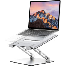 Ergonomischer Laptopständer mit zwei Streben, verstellbar und belüftet für 10-16 Zoll