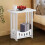 Mini Square Bedside Table – Space-Saving, Easy Assembly, Modern Nightstand for Bedrooms & Dorms, Compatible with Small Spaces 5