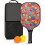 Σετ κουπιών Pickleball με κουπιά από fiberglass σε σχέδια λουλουδιών, 2 μπάλες και τσάντα – 1