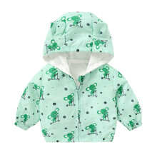 Vestes d'automne et de printemps pour bébés garçons et filles, imprimé animaux mignons, manches longues, vêtements d'extérieur pour enfants de