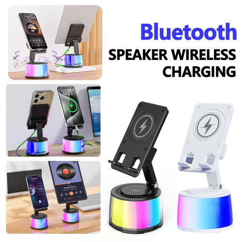 Supporto per altoparlante con ricarica wireless e connessione automatica NFC 2