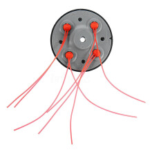Testina universale per decespugliatore a filo – Ricambio resistente per decespugliatore, compatibile con la maggior parte degli attrezzi da