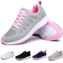 Damesneakers Løbesko Skridsikre atletiske sneakers med åndbart mesh Letvægtskomfortsneakers til træning, jogging og sport