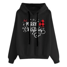 Weihnachtliches Sweatshirt mit Rundhalsausschnitt für Damen, Kapuzenpullover, Fashion2025, lässige bedruckte Langarmbluse, bedruckter Pullover,