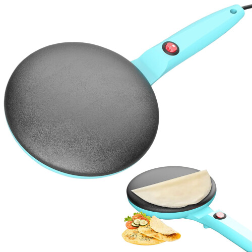 Electric Crepe Maker with Handle 16.5" x 7.9" Non-stick 1