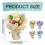 Crochet Flower Bouquet Roses 4 pcs 3