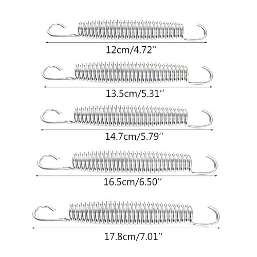 Trampolinefjærer i rustfritt stål 12–17,8 cm 2