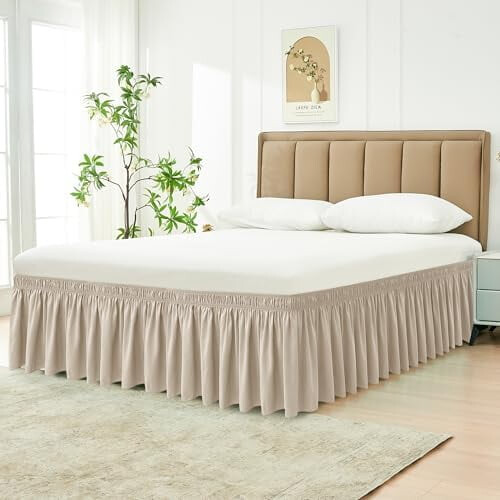 Wickelbettrock Queen 12" Fall Polyester Rüschen 1
