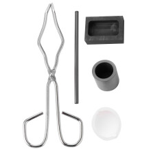 5Stk Graphit Schmelzformen Kit Für Labor Schmuck Gießen Mehrfarbig