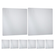 32Pcs Self Adhesive Acrylic Mirror Tiles for Wall Silver Decor